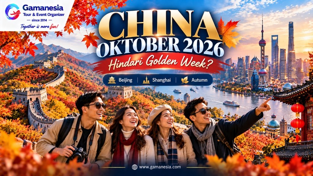 Liburan ke China Oktober 2026: Hindari Golden Week? Ini Waktu Terbaik, Destinasi & Tips Booking